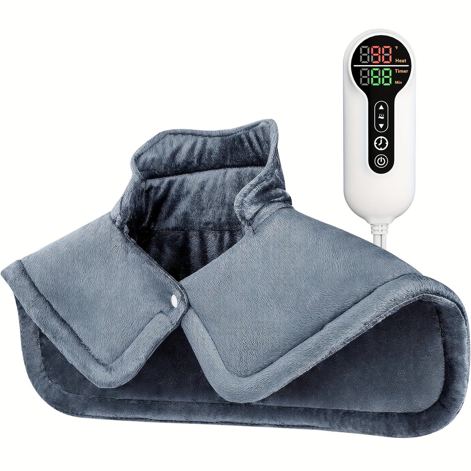 Heating Pad For Neck And Shoulders And Back, Valentines Day Gifts For Her Him Women Men Mom Wife, Heating Pad For Back, 6 Heat Settings, 4 Timers Auto-Off, 22"x37" Neck Heating Pad, Local Warehouse