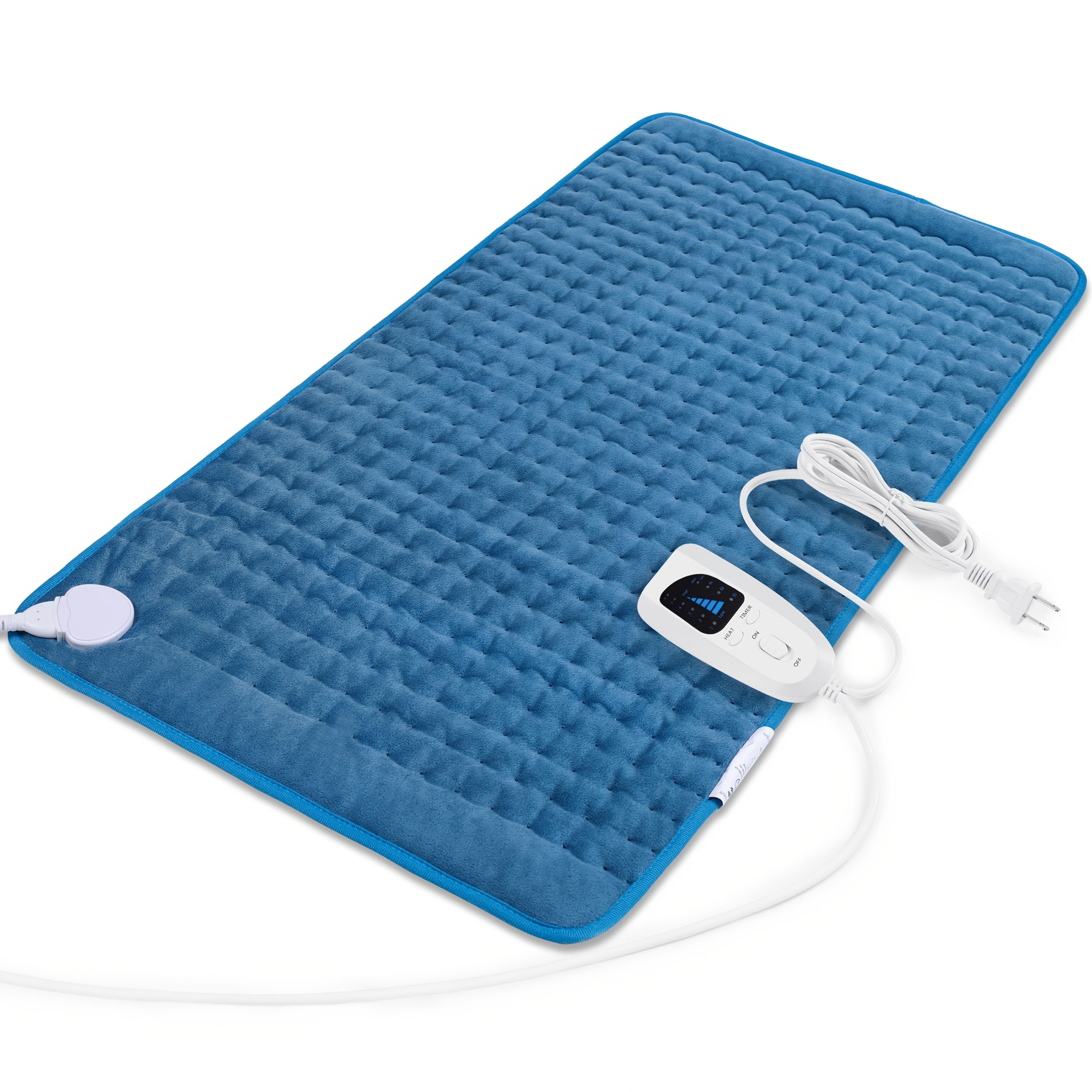 Extra Large Soft Velvet Heating Pad with 6-Speed Temperature & Timer Control - Portable Comfort for Neck, Back, Shoulders, Knees, and Legs - Purple, Perfect Gift for Birthdays and Holidays, Therapeutic Heating Pad | Plush Surface Pad | Nonskinfriendly