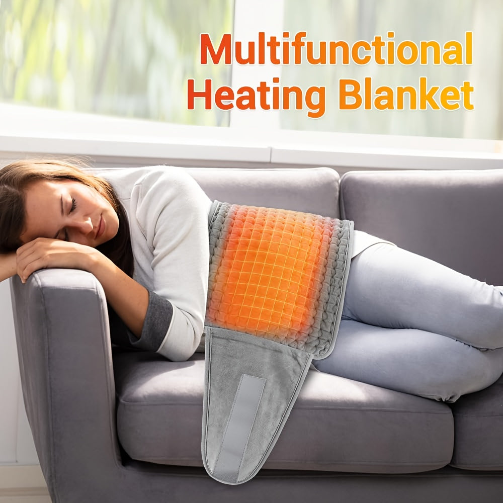 Multifunctional Heating Pad for Back, Neck And Shoulder: Multiple Heat Settings with Timer, Adjustable Strap Design, Machine Washable Fleece Fabric, Overheat Protection And Auto Shutoff, This Is An Everyday Essential for Anyone